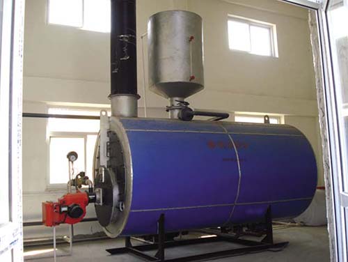 The use of biogas boiler