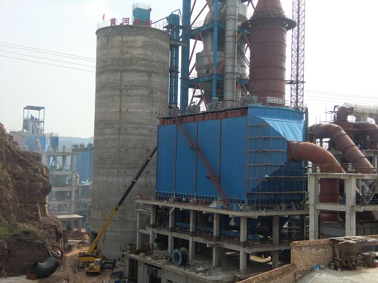 Shaanxi Wubao Yellow River cement 2500td ESP dust removal project
